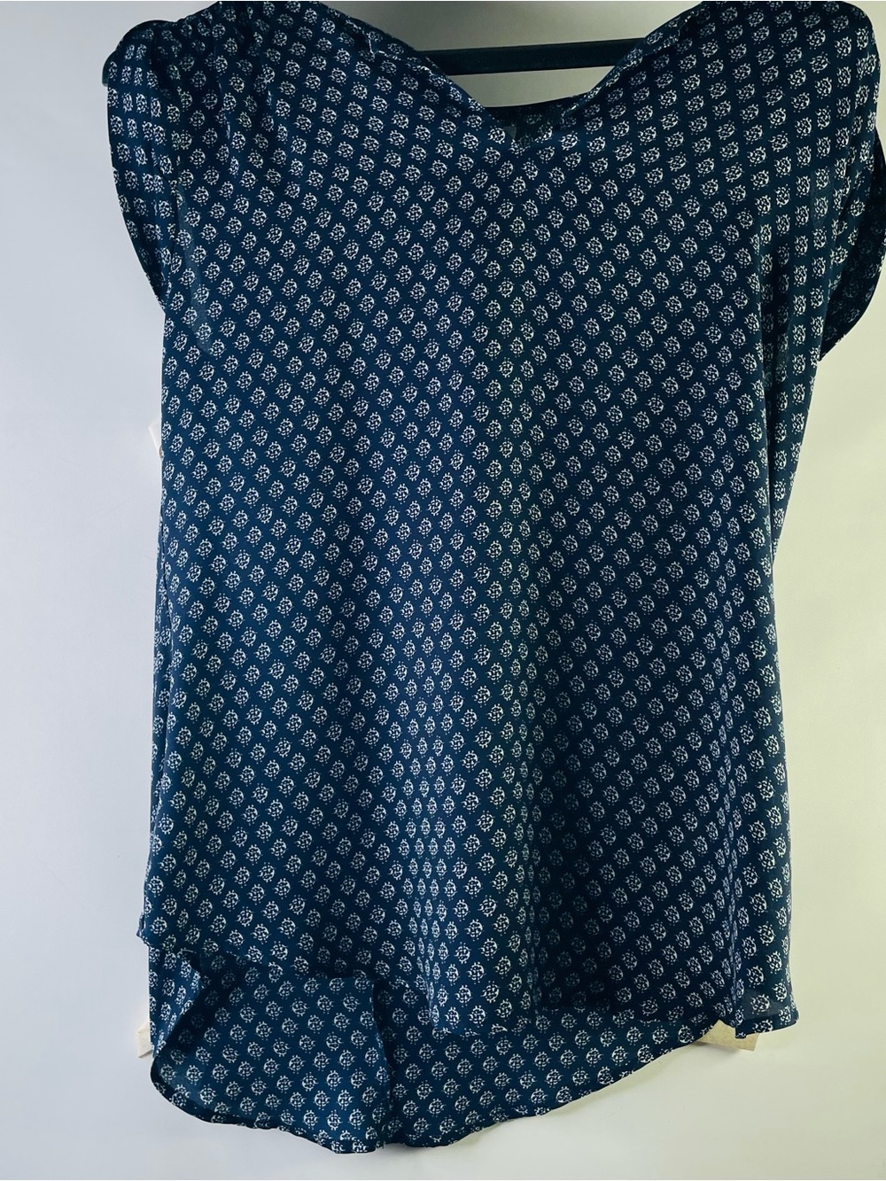 Maurices Navy Blue Printed Women's Sleeveless Camisole